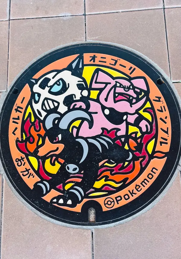 ポケモンマンホールみっけ。