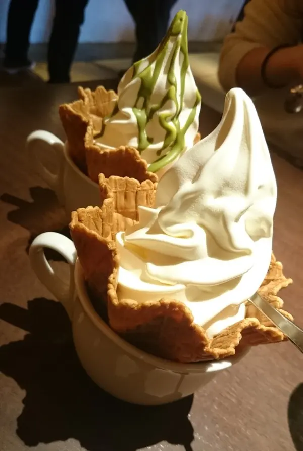 ソフトクリームサンデー350円