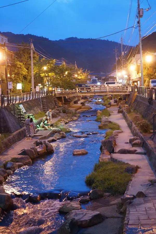 玉造温泉の夜