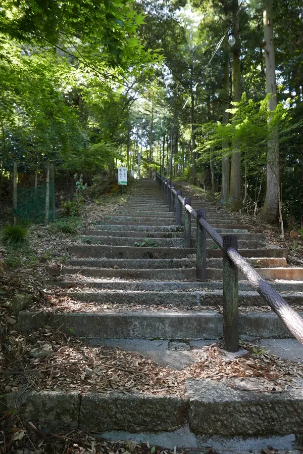 石段300段を登る