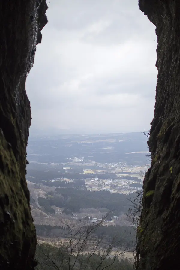 崩落後の様子