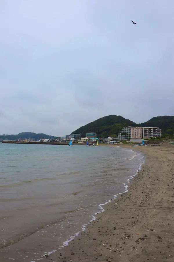 静かな海。