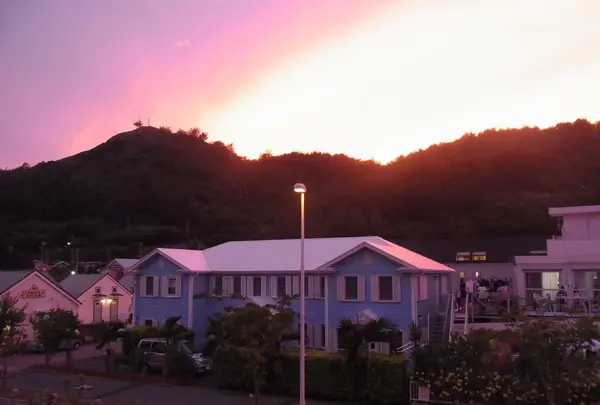 あまりにも眩しい夕陽