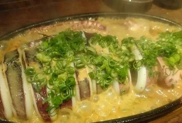 いかの肝バター焼き