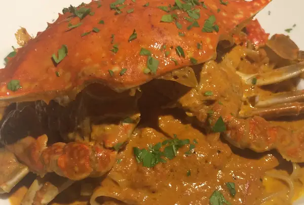 なんとか蟹のパスタです…
