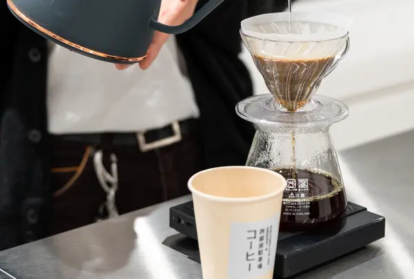 西銀座駐車場コーヒー