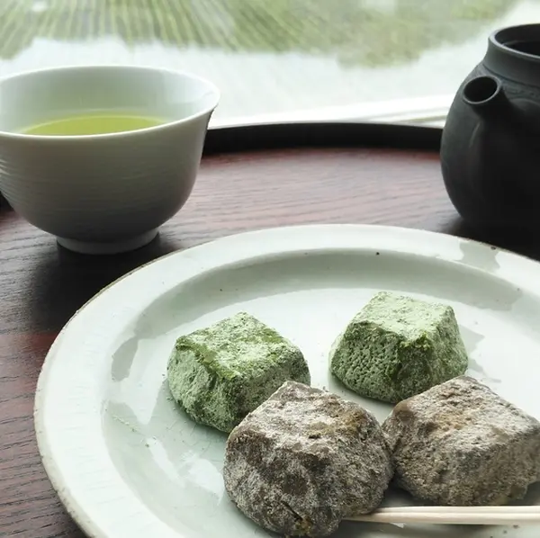 新茶とさくほろ米粉クッキーのセット