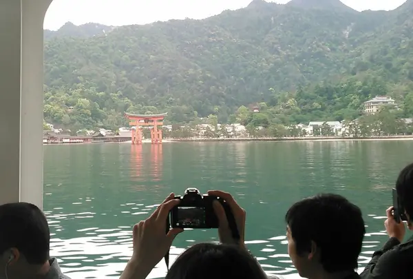 海から望む