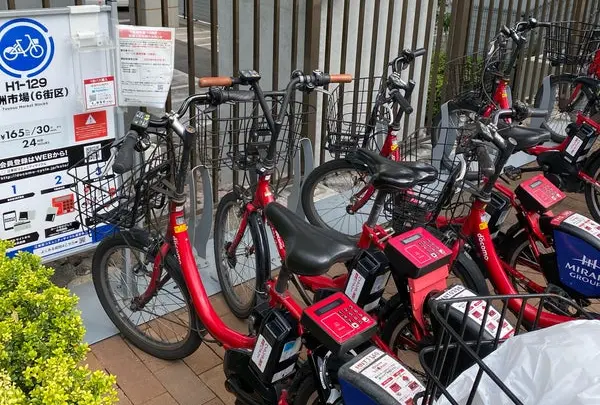 シェアサイクルポート H1-129.豊洲市場（6街区）