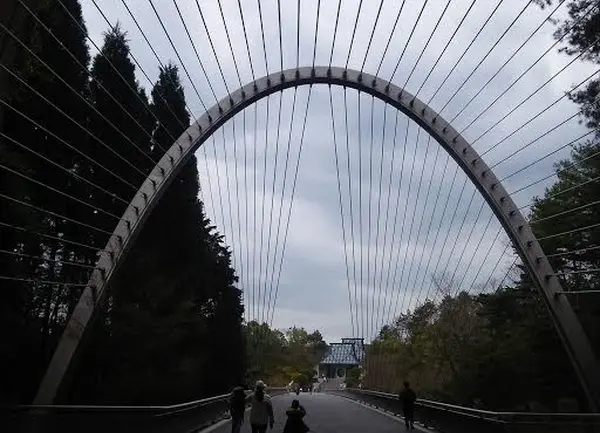 今度はつり橋！