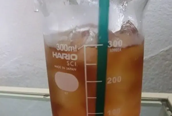 ビーカーでお飲み物