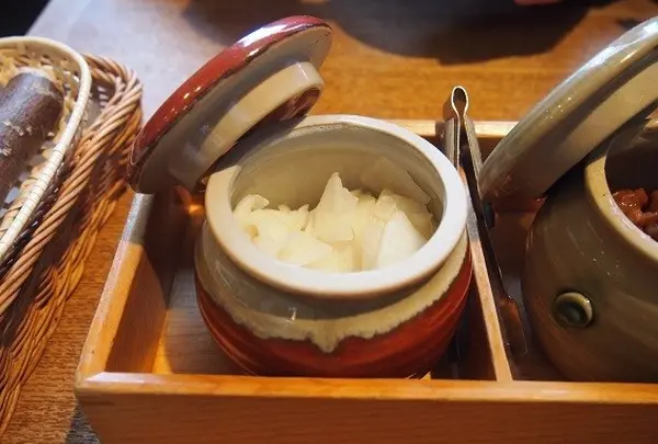 ３種類のお漬け物