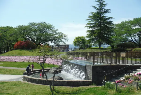 家族で水遊び