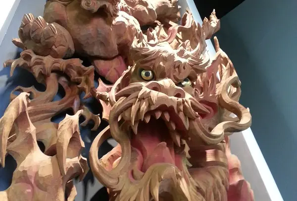 木彫りの龍！！！