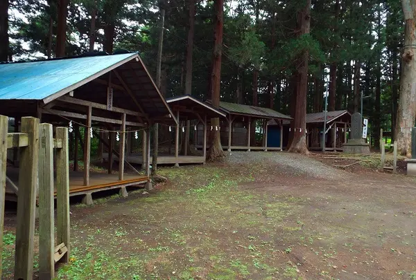 奉納神楽舞の観客席