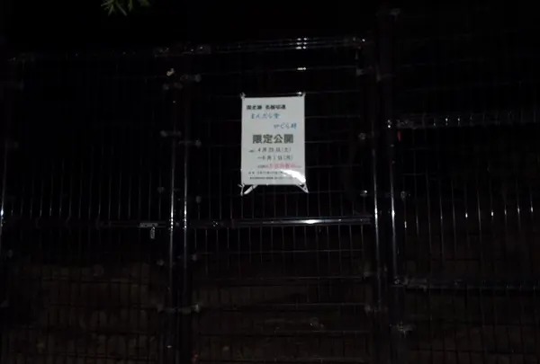 夜間閉鎖中
