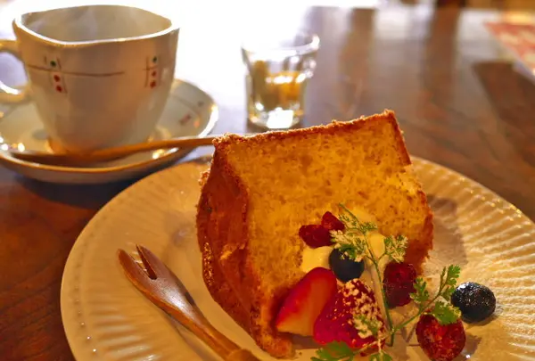 酒かすシフォンケーキセット