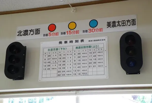 列車の接近お知らせ信号