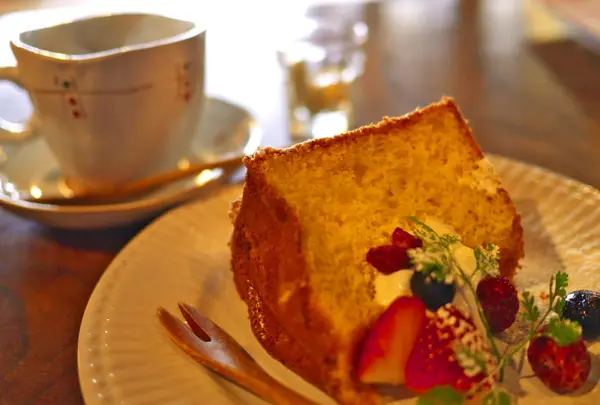 酒かすシフォンケーキセット