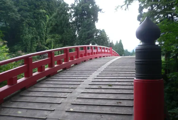 復元された布橋