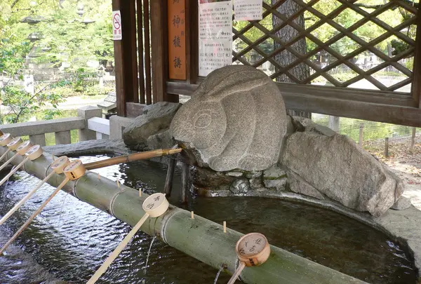 うさぎさんの手水舎
