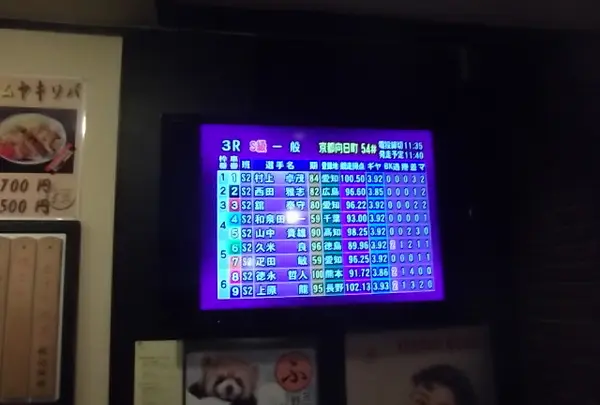 店内のTV
