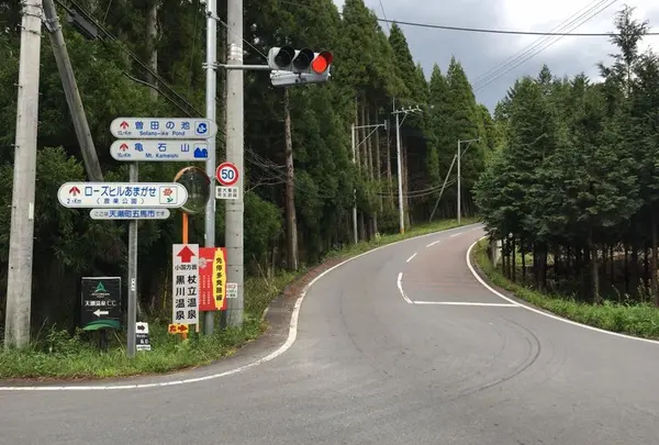 黒川温泉への道⑤（日田ICから）