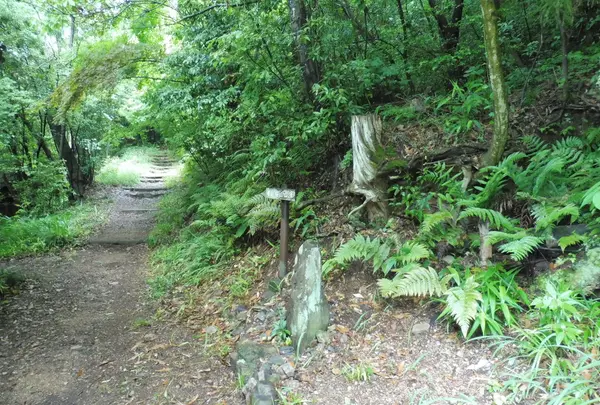 関城址への道
