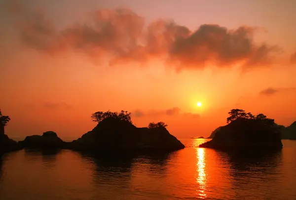 夕日