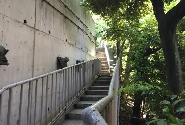 裏から出ましょう