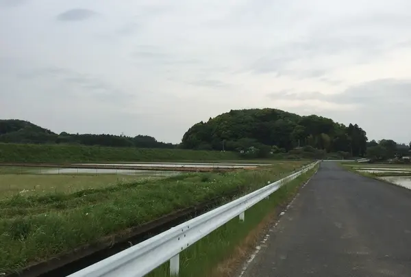 うっすらと残るお城の痕跡