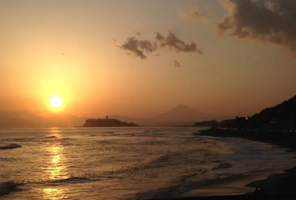 稲村ヶ崎の夕日