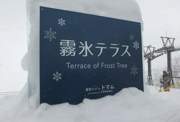 霧氷テラス