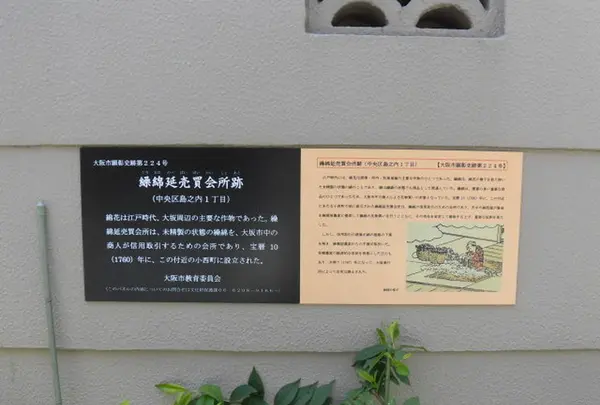 繰綿延売買会所跡