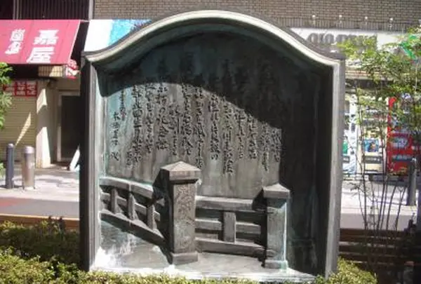 曽根崎川跡碑
