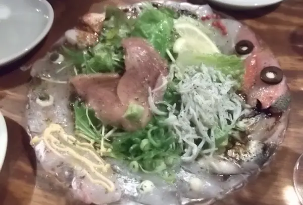 魚のカルパッチョ