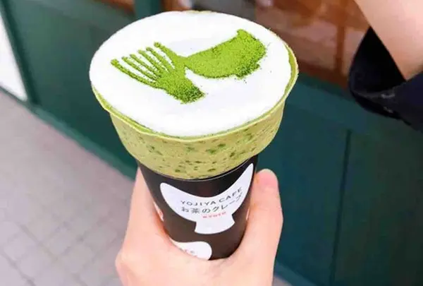 よーじやカフェ お茶のクレープ