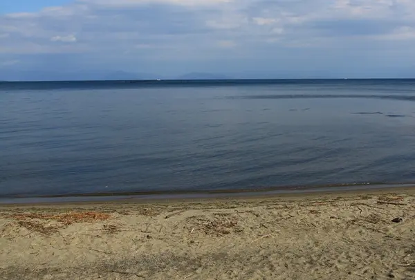 目の前には琵琶湖