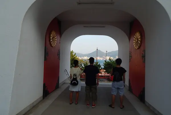 水天門から見る関門海峡