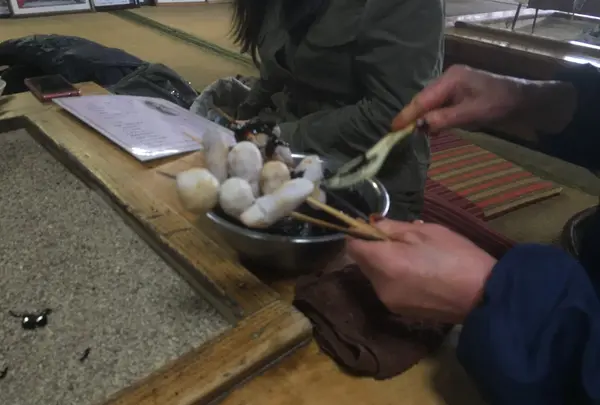 味噌塗ってます