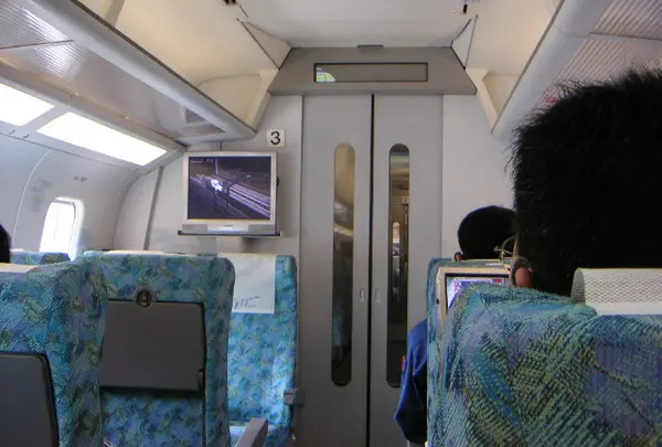 実際の車内風景
