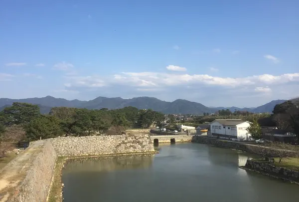 天守閣跡からの景色