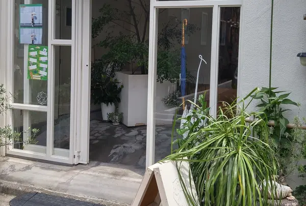 絵やコラージュなどのプリント生地の雨傘は1万9000円