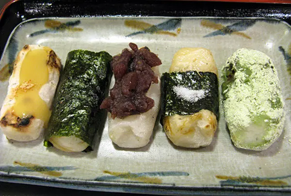 焼きもちセット5種盛り