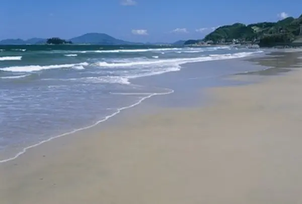 姉子の浜　鳴き砂