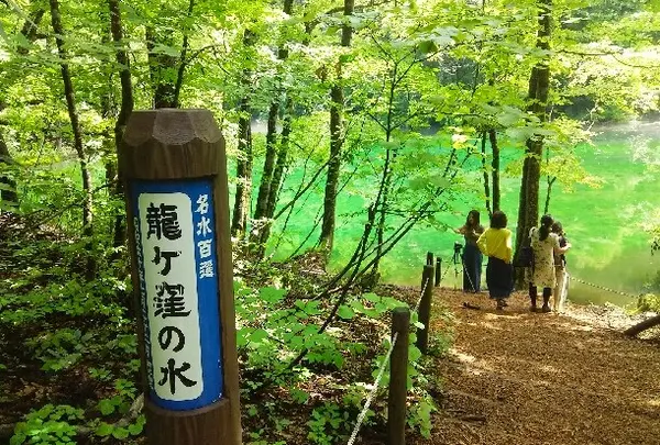 名水百選「竜ヶ窪」