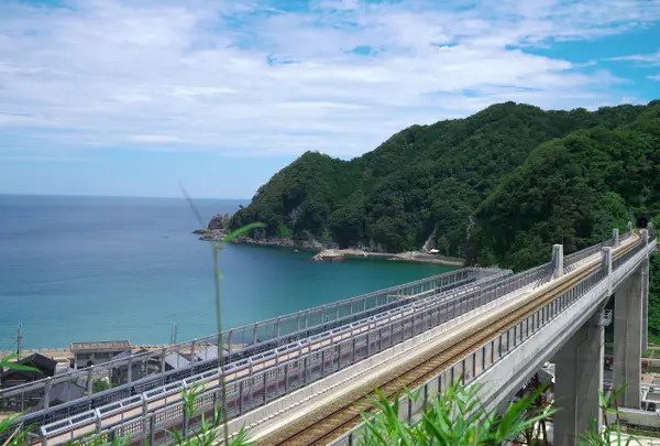 日本海を一望出来ます