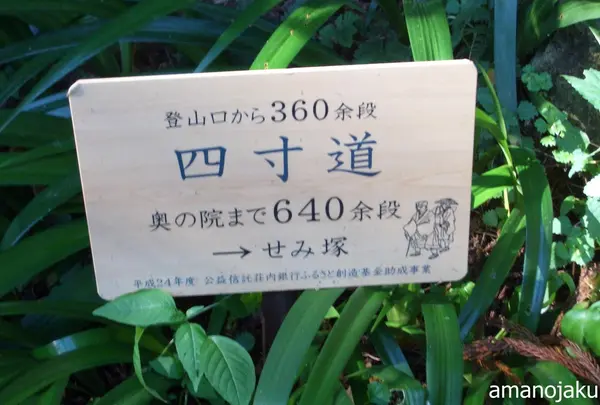 山寺の名の通り１０００段の石段が待ち受けています