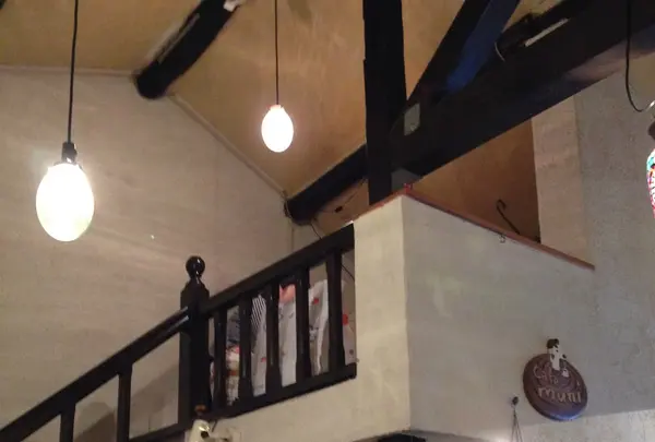 屋根裏みたいな部屋は半個室