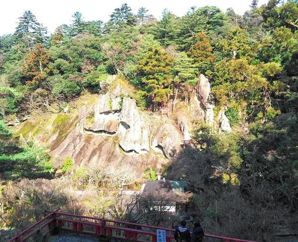 展望台から望む奇岩遊仙境